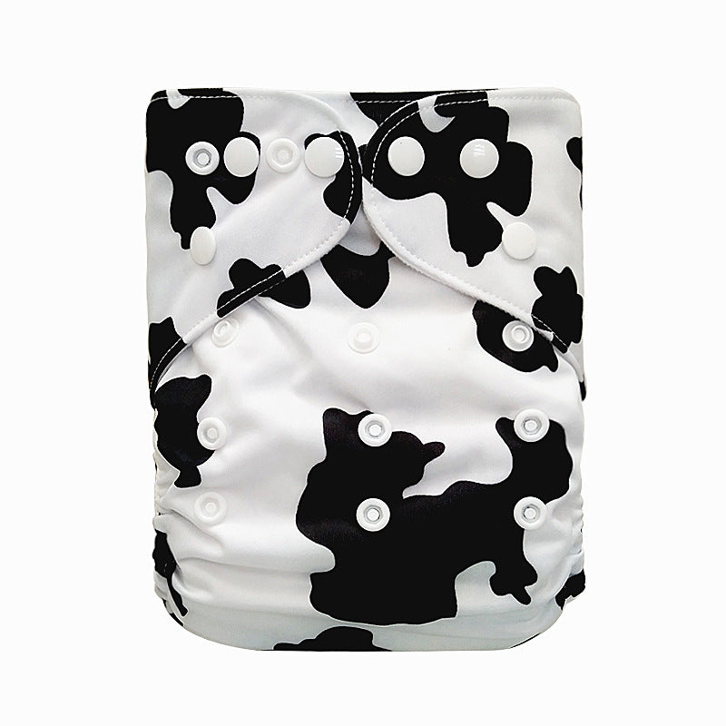 Double breasted washable diaper pants