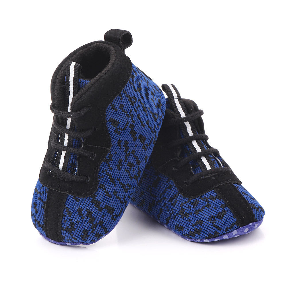 3-color Casual Lace-up Soft-soled Baby Toddler Shoes