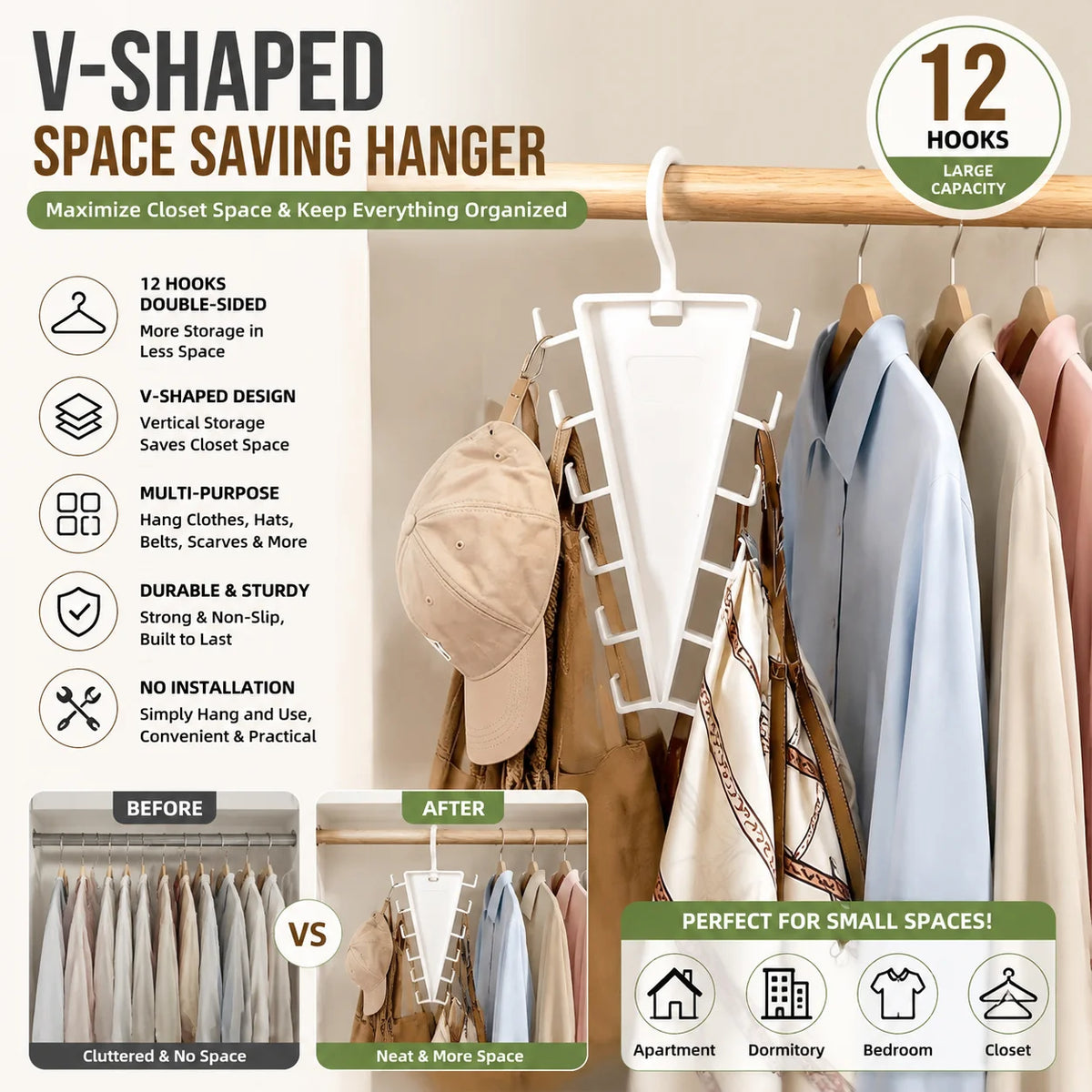 SpinStyle™ Hanger  Organize Accessories with Ease